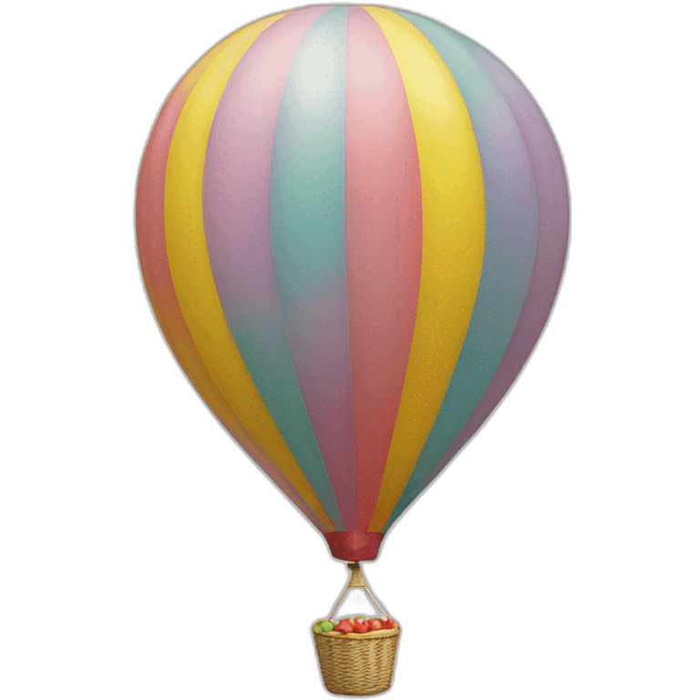 balloon with print emoji