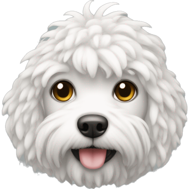 White poodl emoji