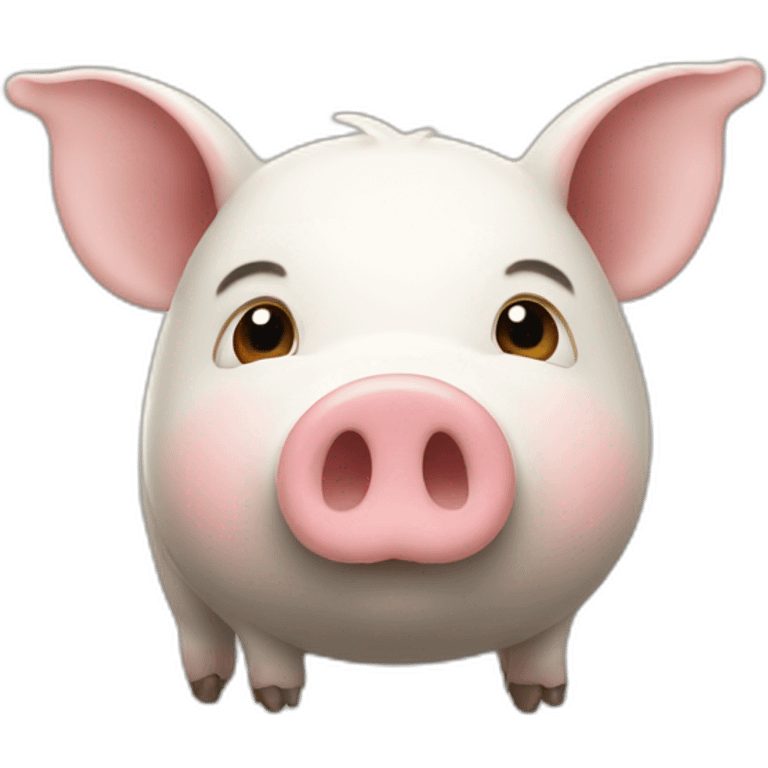 Un cochon gras emoji