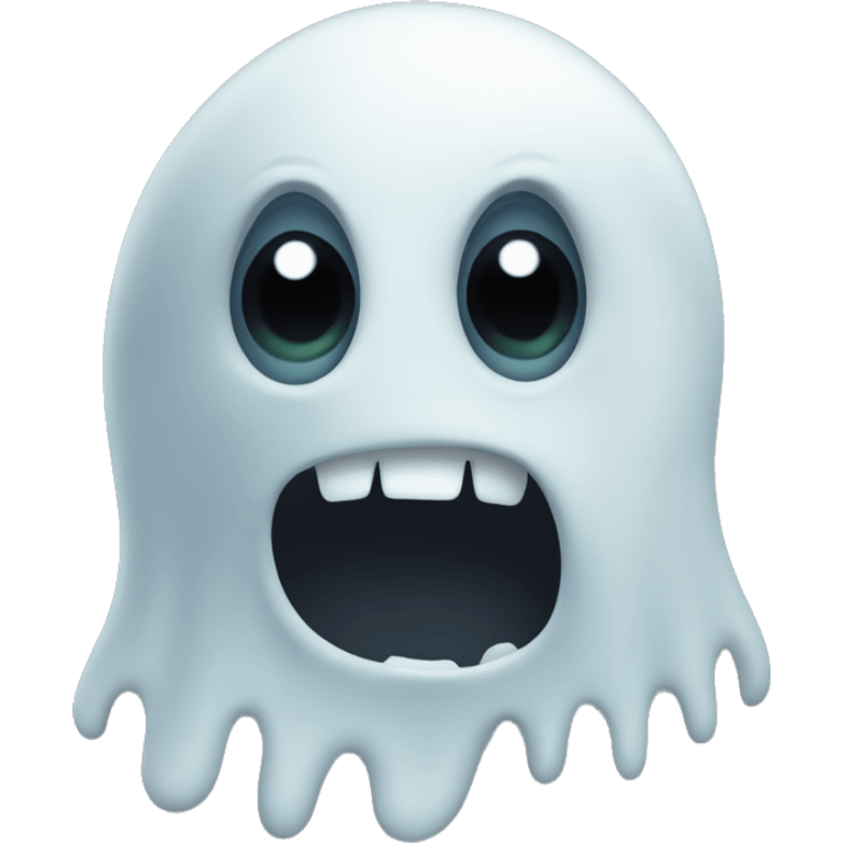 scared ghost emoji