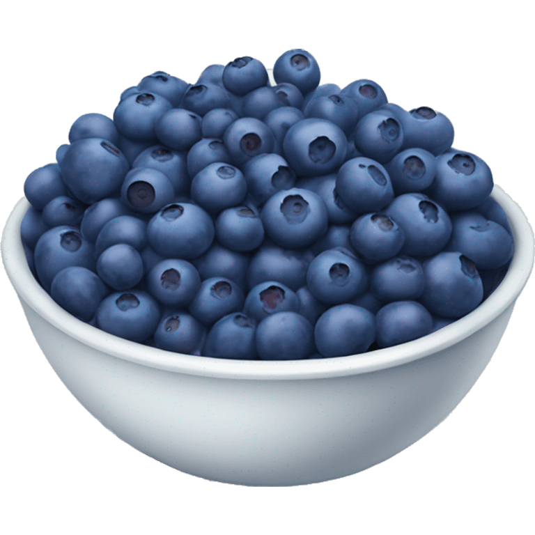 bowl of blueberries emoji