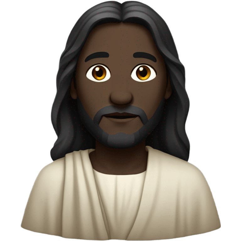 Black Jesus Christ  emoji