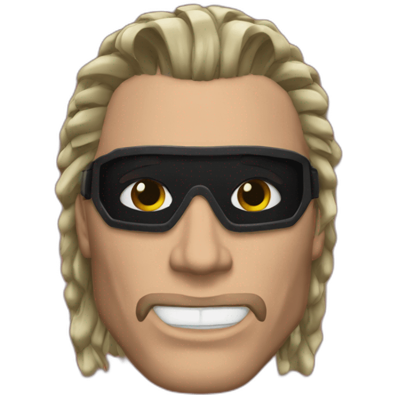 elon mask on WWE emoji