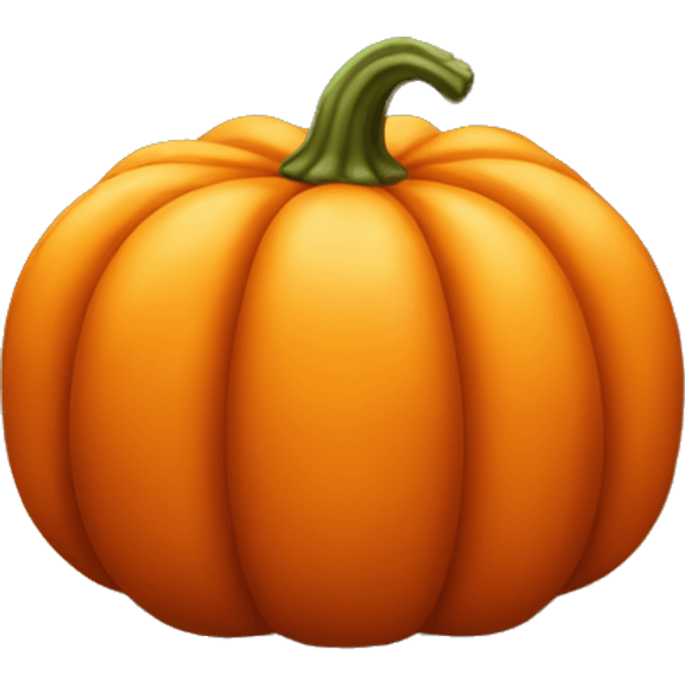 orange regular big autumn pumpkin emoji