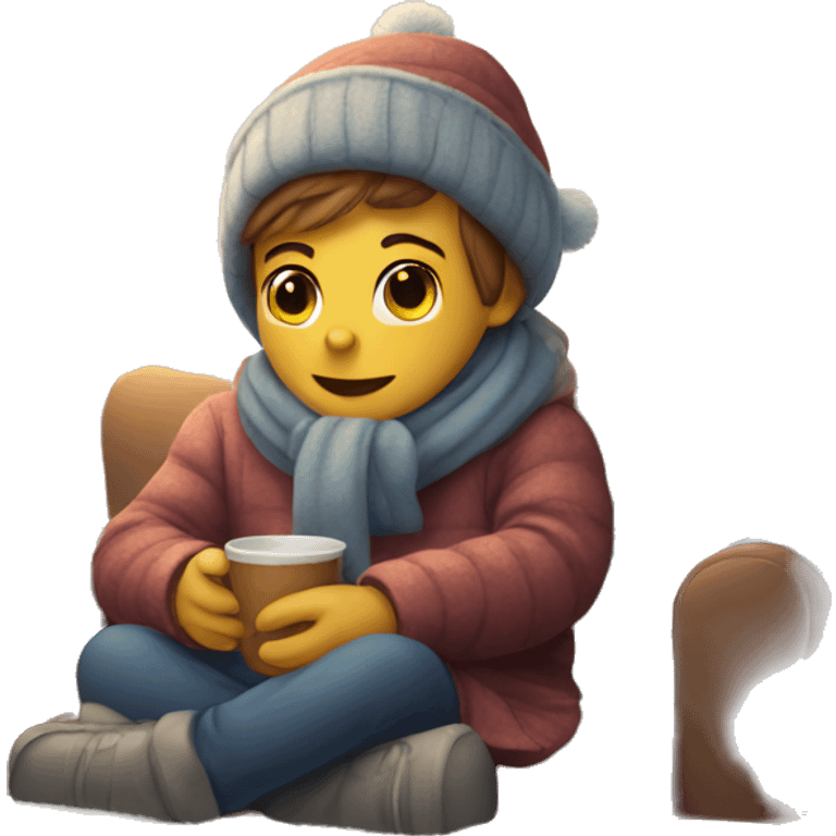 Cozy winter emoji