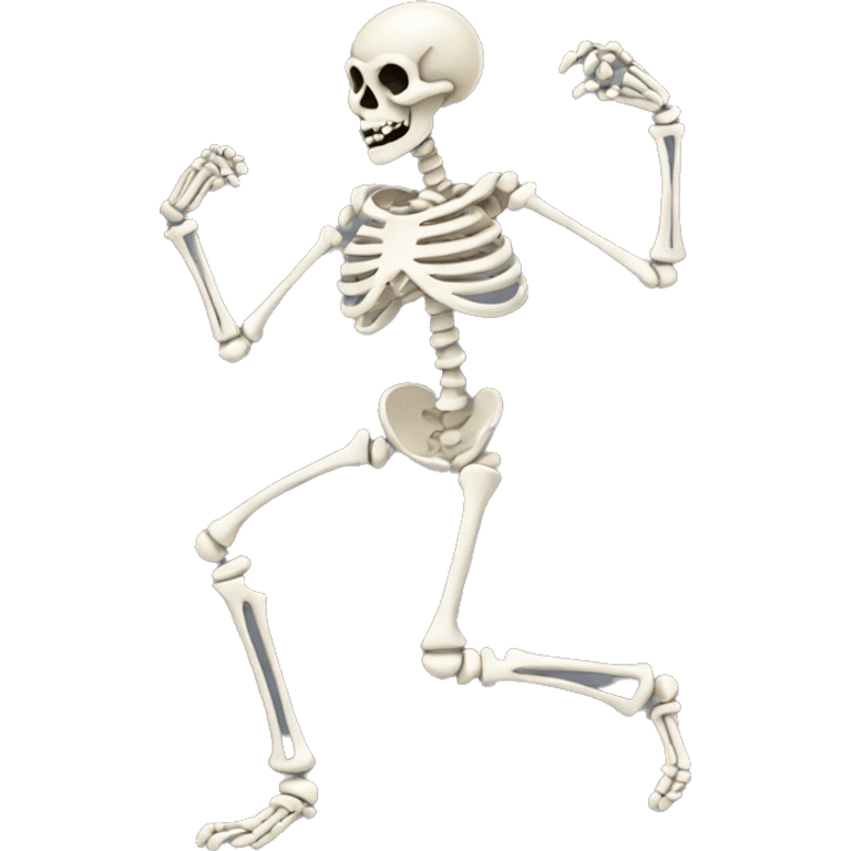 Dancing skeleton  emoji