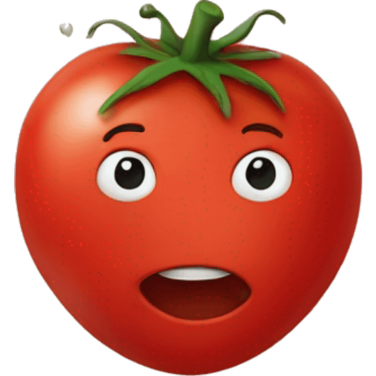 A tomato shows a heart emoji