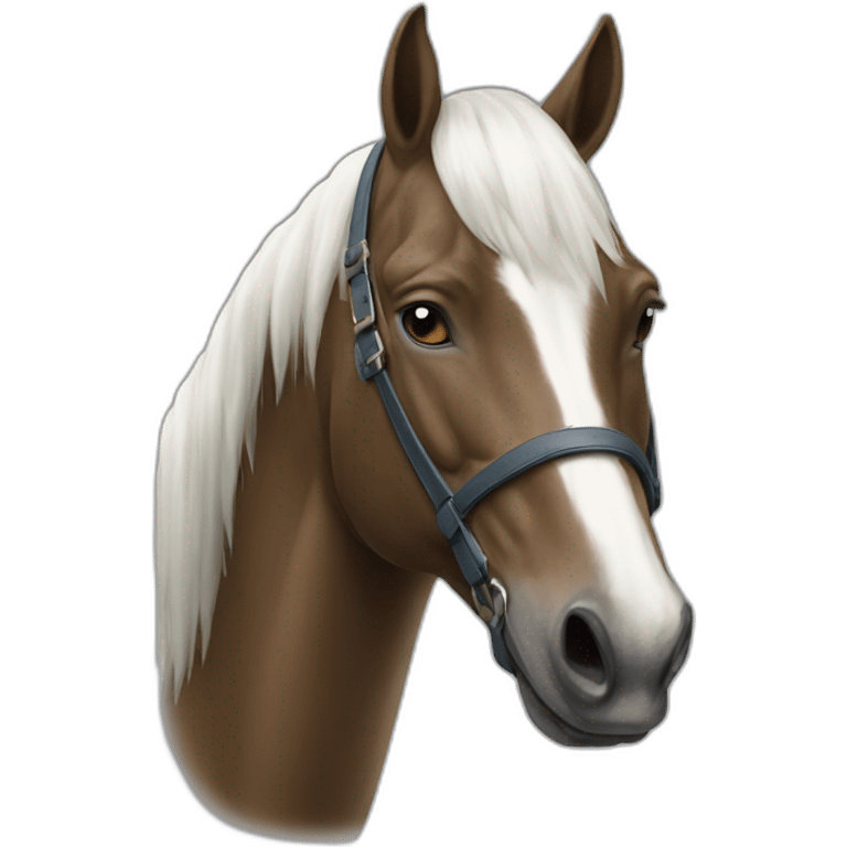 Cheval blanc emoji