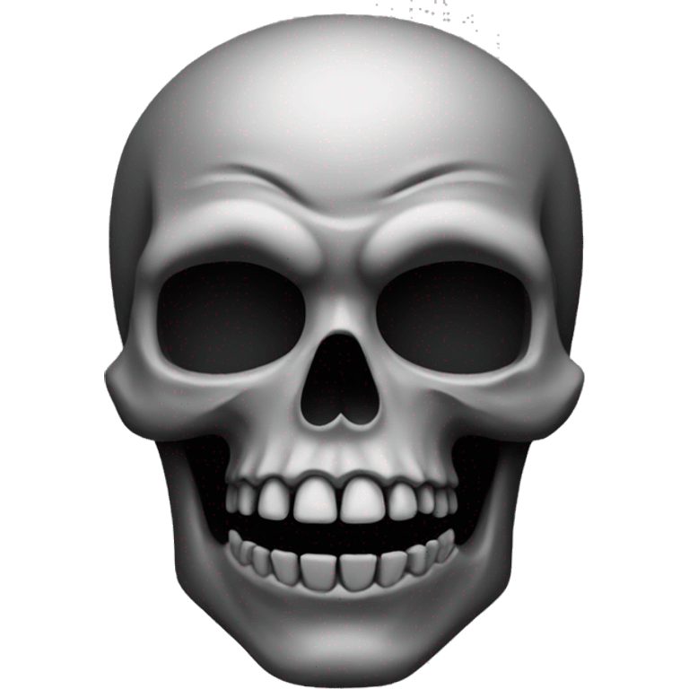 Skull emoji black emoji