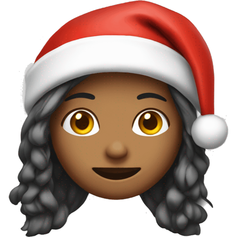 Gorllia in Santa hat emoji