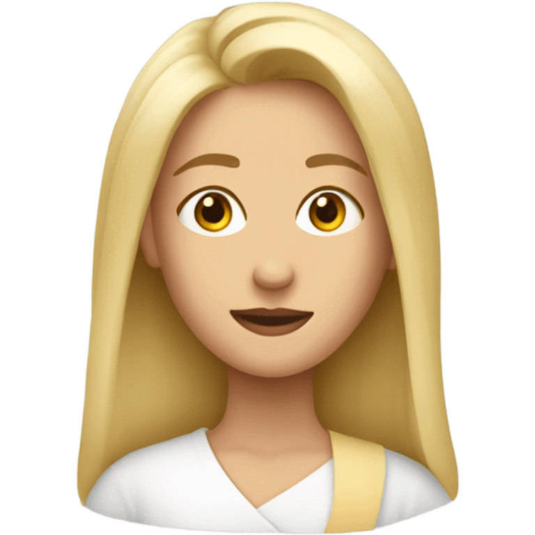 RUBIA LENTE emoji