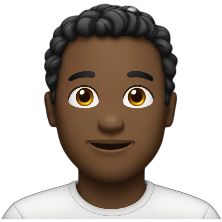 White and black men emoji