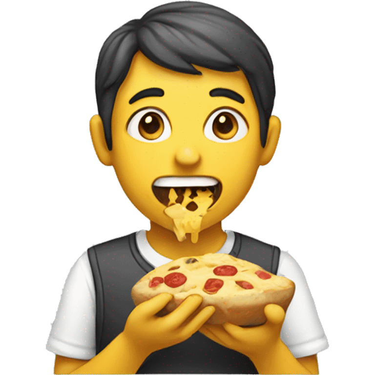 person eating emoji