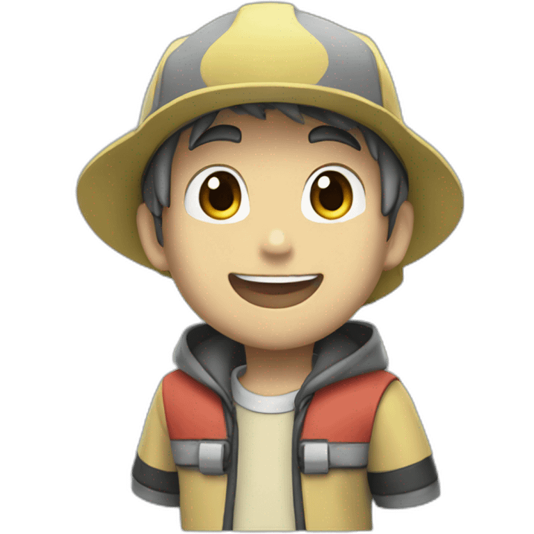 Pokeman ash character  emoji