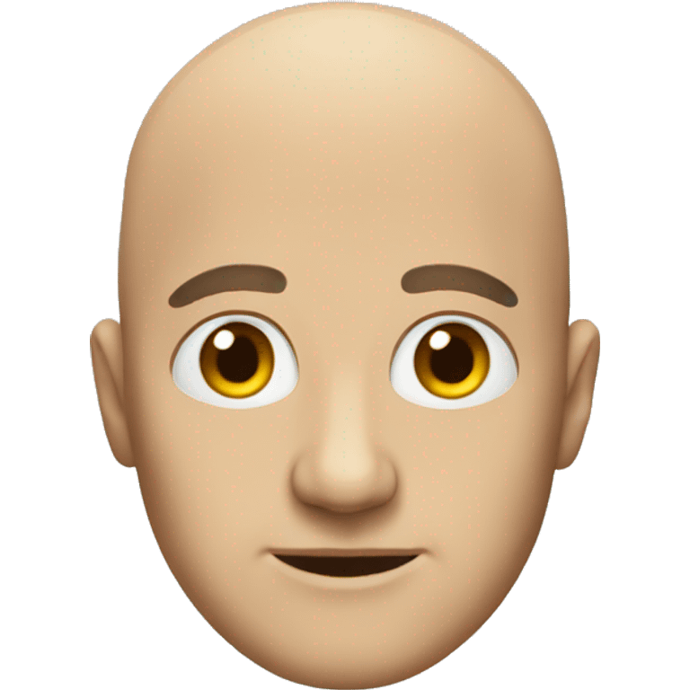 a bald man emoji