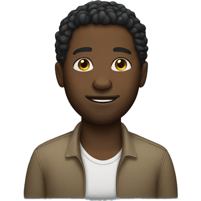 Black man emoji