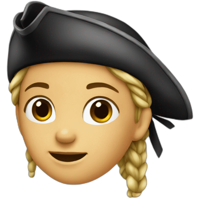 Pirat girl emoji