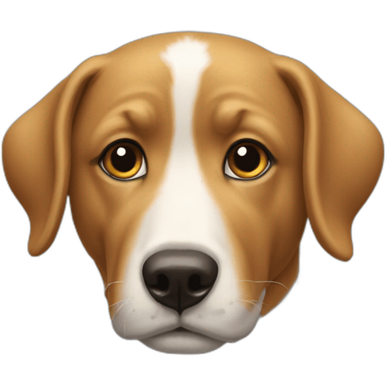 Un chien emoji