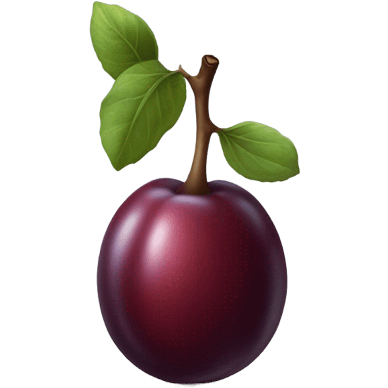 red plum emoji