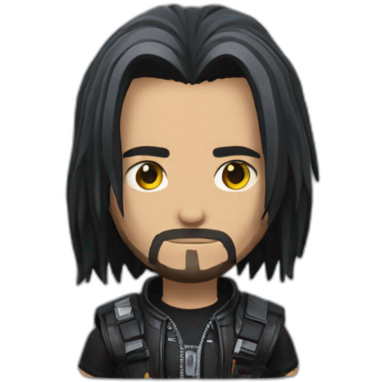 Johnny Silverhand from Cyberpunk 2077 emoji