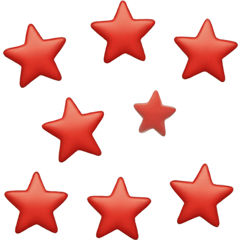 3 red stars emoji