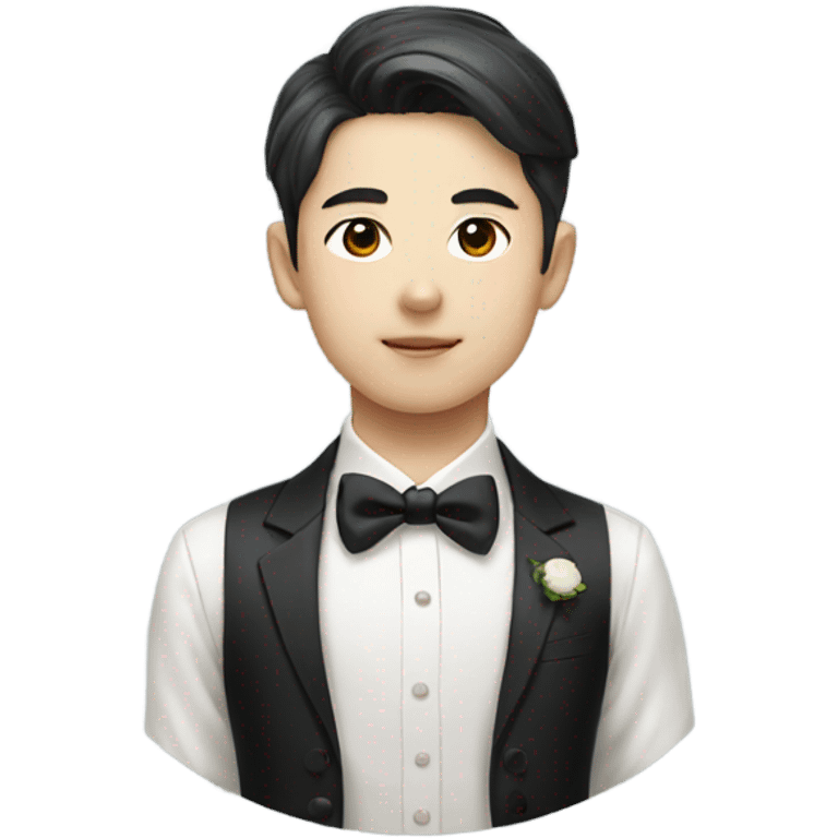 boys in formal attire Korean  emoji