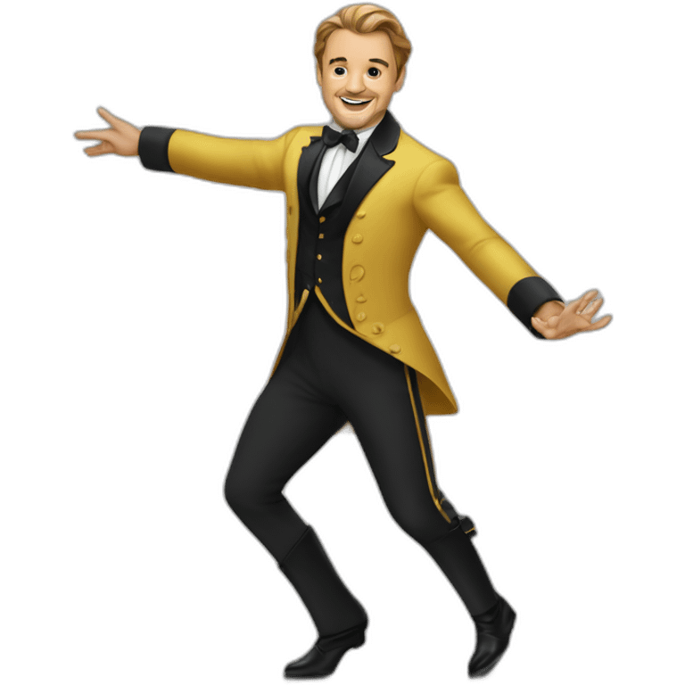 Léonardo di caprio en costume qui danse  emoji