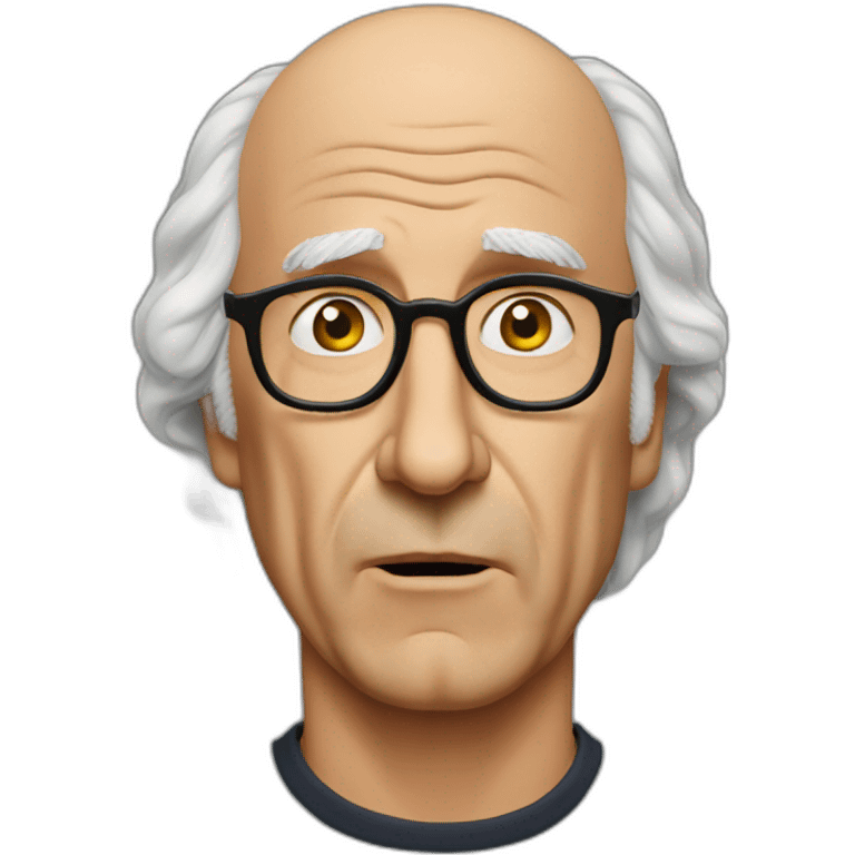 larry david frustrated emoji