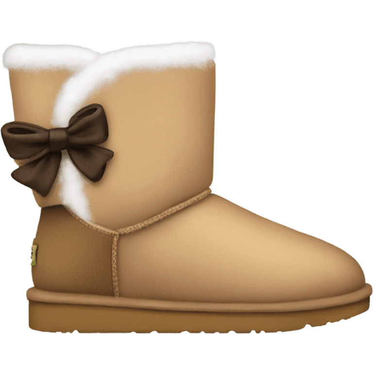 uggs with bow emoji