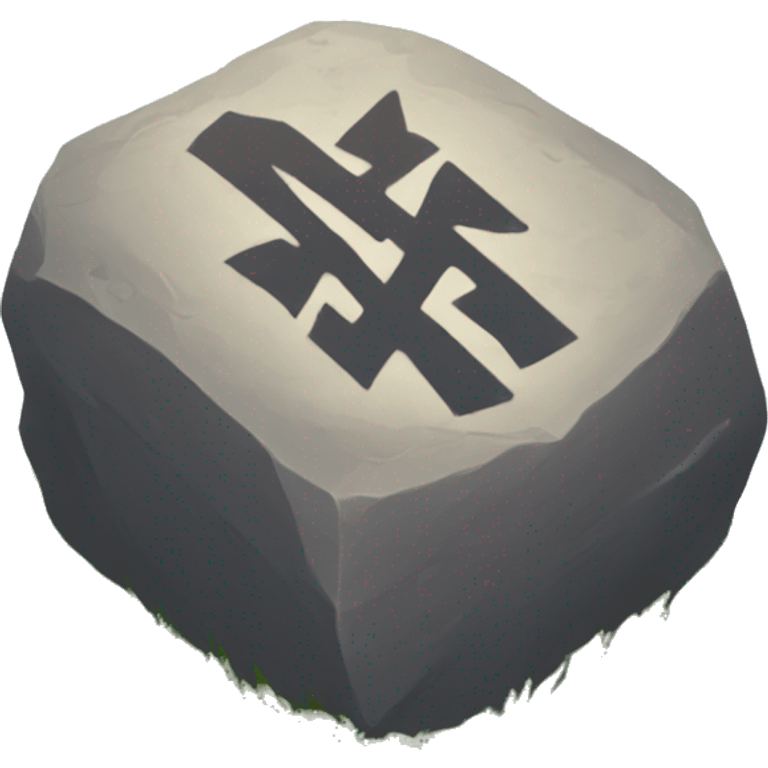 Rune stone emoji