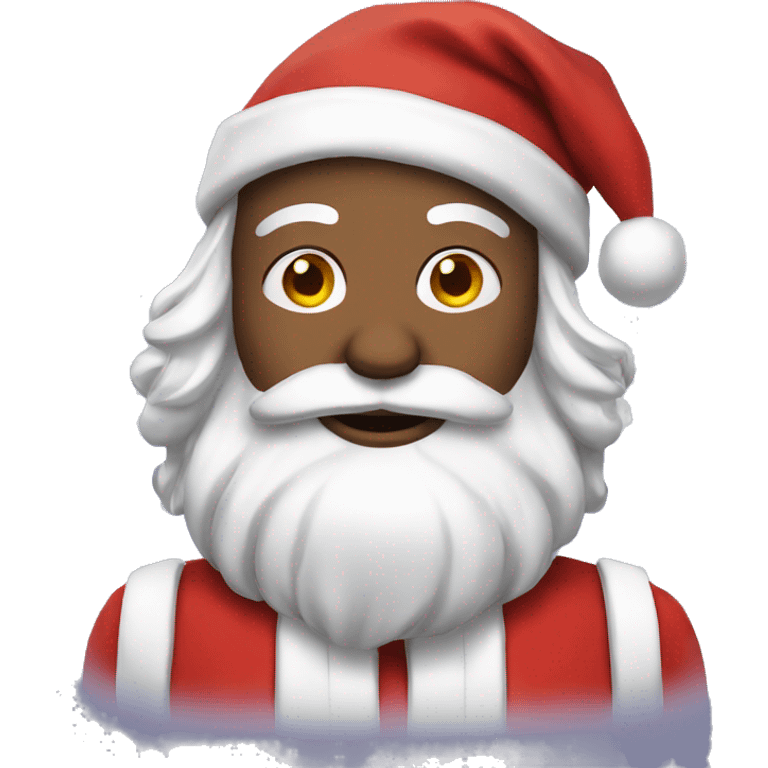 High santa emoji