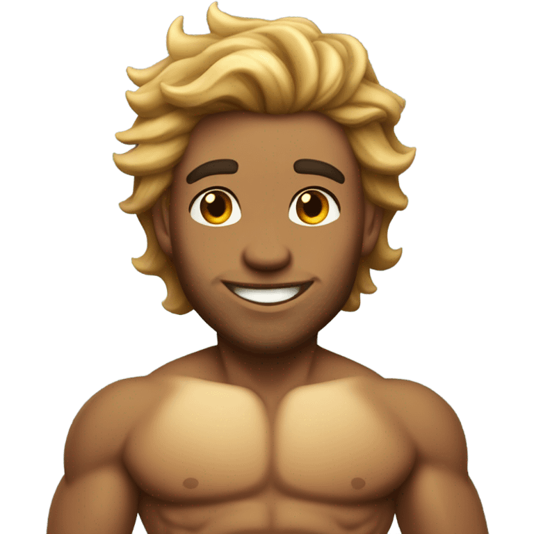 Tan merman emoji