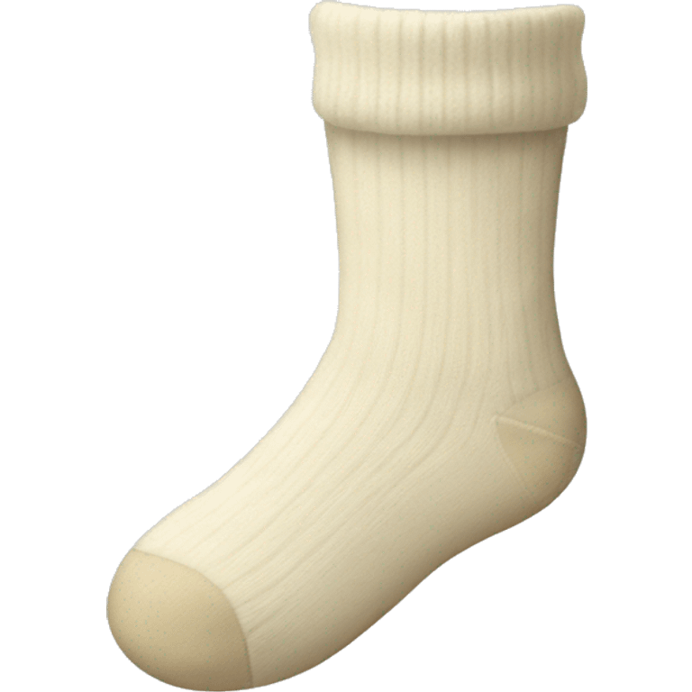 Cream socks  emoji