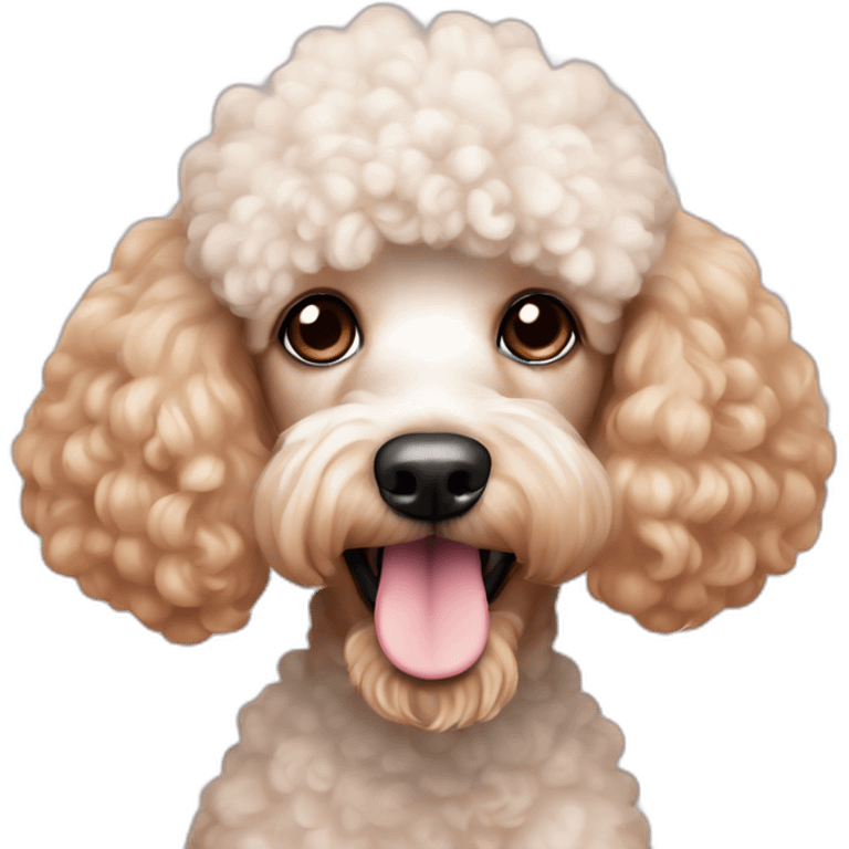 Poodle apricot emoji