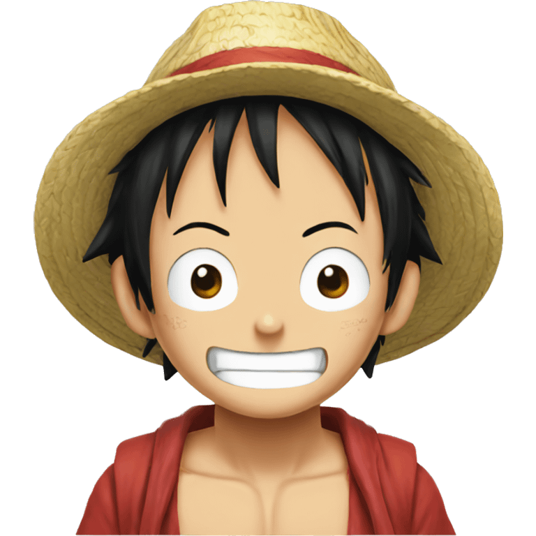 Luffy from one piece emoji