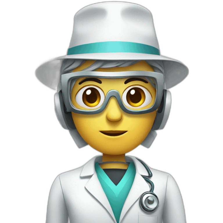 Doctor robot emoji