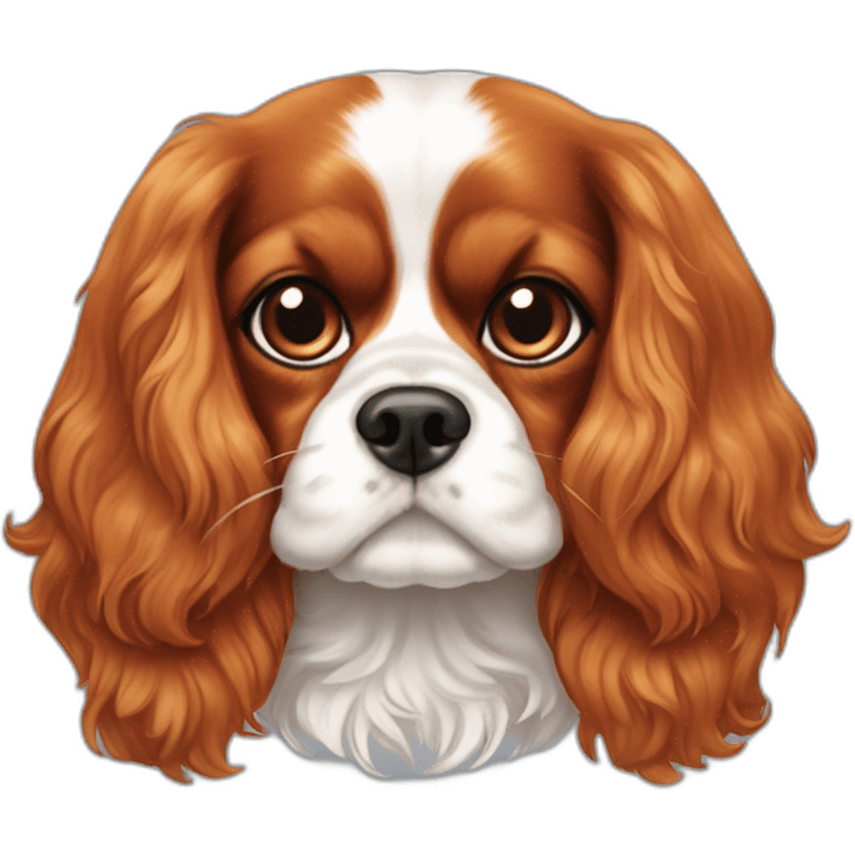 Cavalier king charles frite emoji