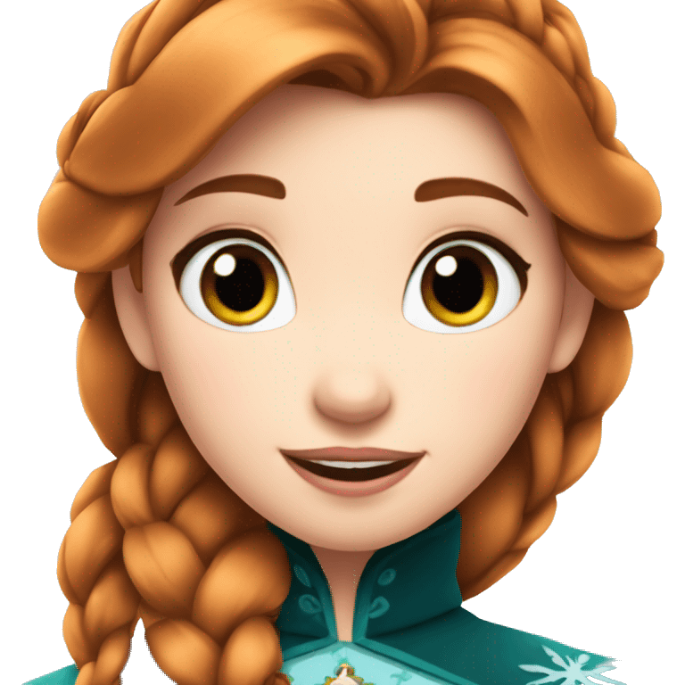 Princess Anna frozen emoji