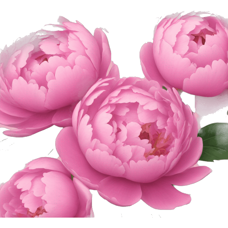 Pink Peonies  emoji