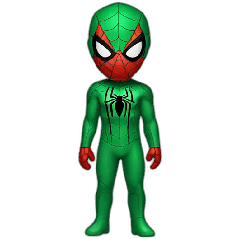 Spiderman with Green suit emoji