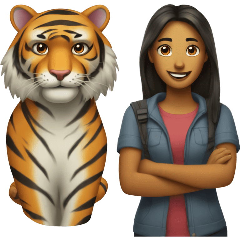 Tiger and tigress emoji