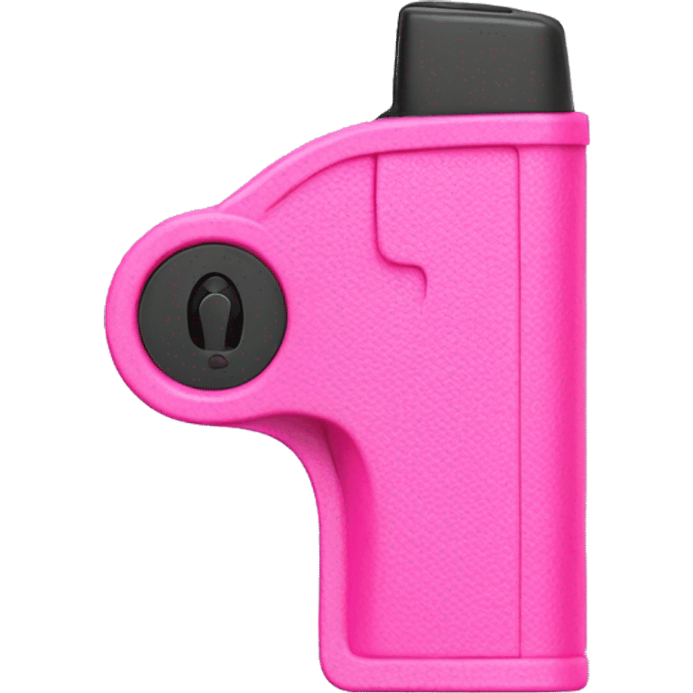 Pepper Spray in pink holster  emoji