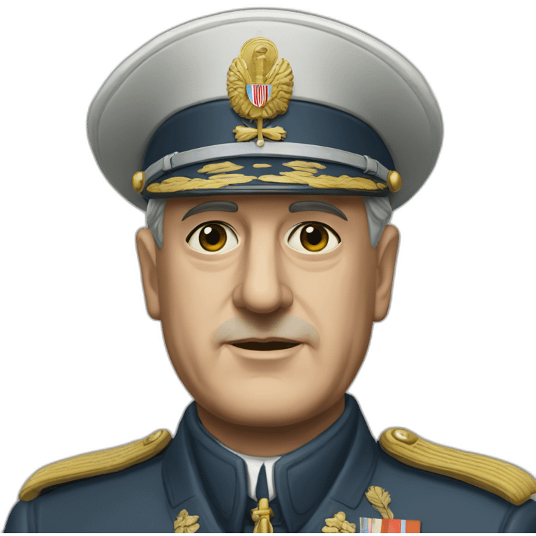 General charles de gaulle emoji