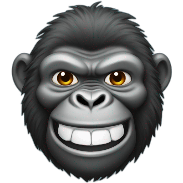 Smiling Gorilla emoji