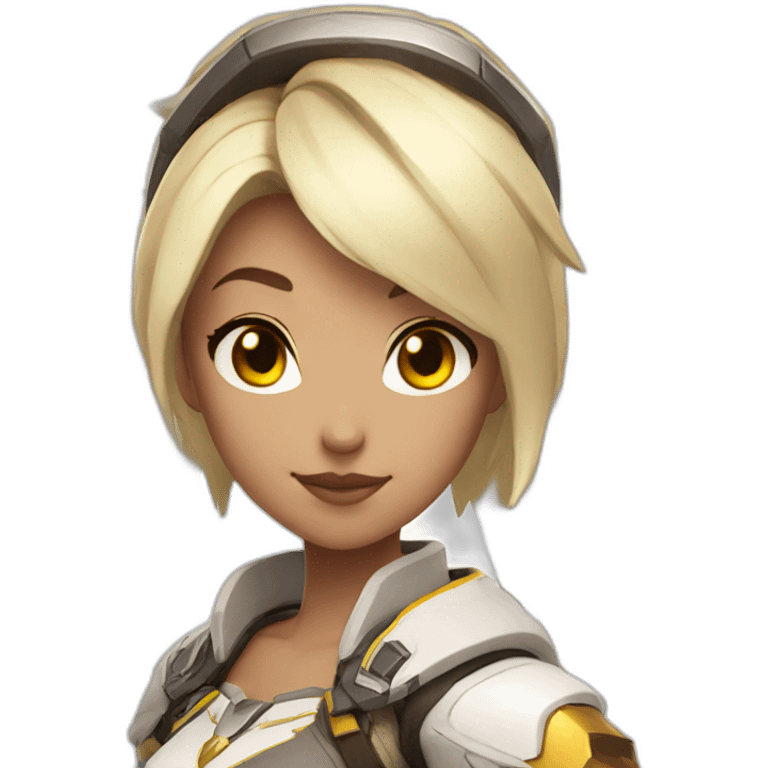 Mercy overwatch with wings emoji