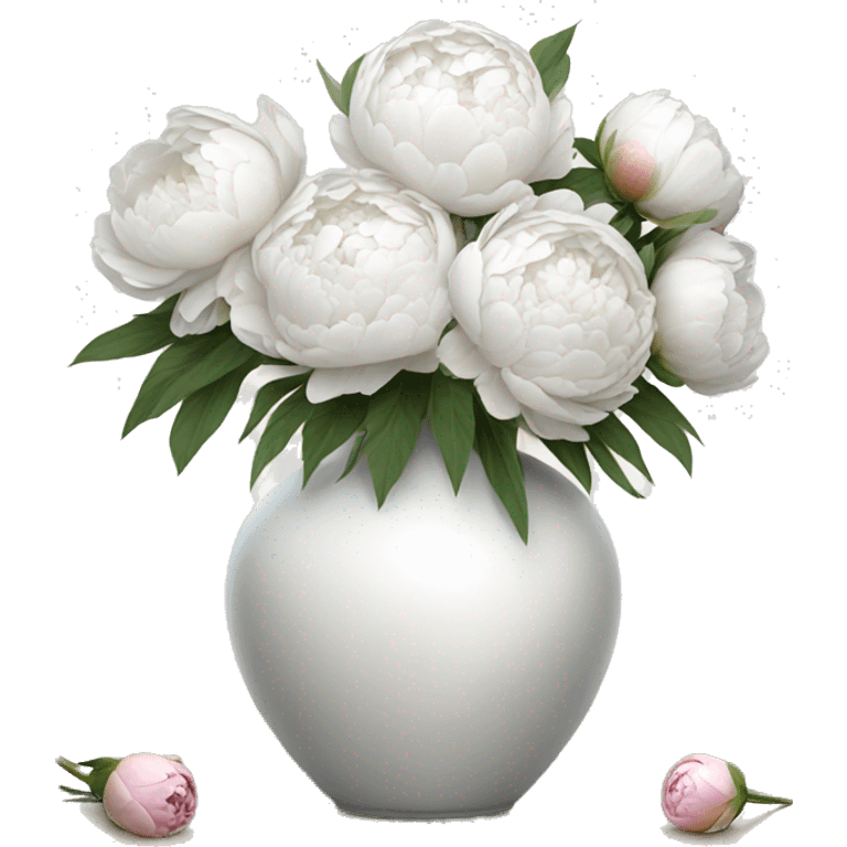 Realistic-white-modern-vase-with-peonies emoji