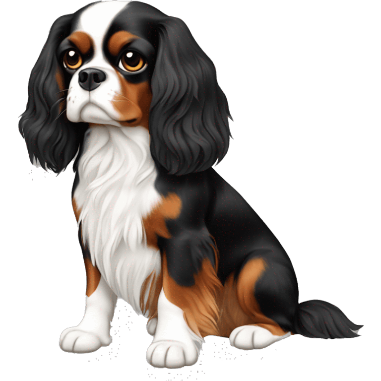 Dog Cavalier King Charles Spaniel emoji