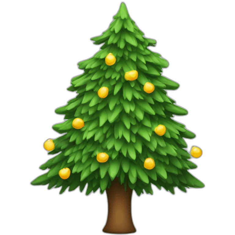 new year tree emoji