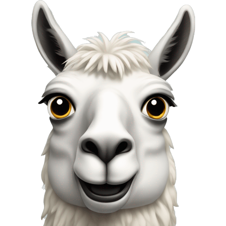 hallucinating llama emoji