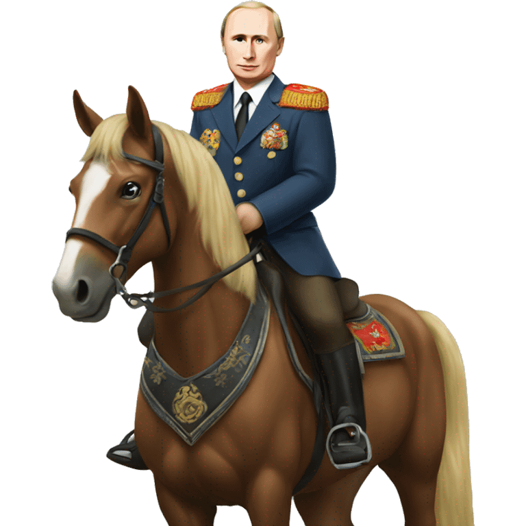 putin on horse emoji